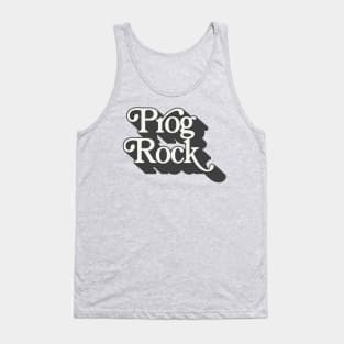 Prog Rock - Typographic Progressive Rock Lover Gift Tank Top